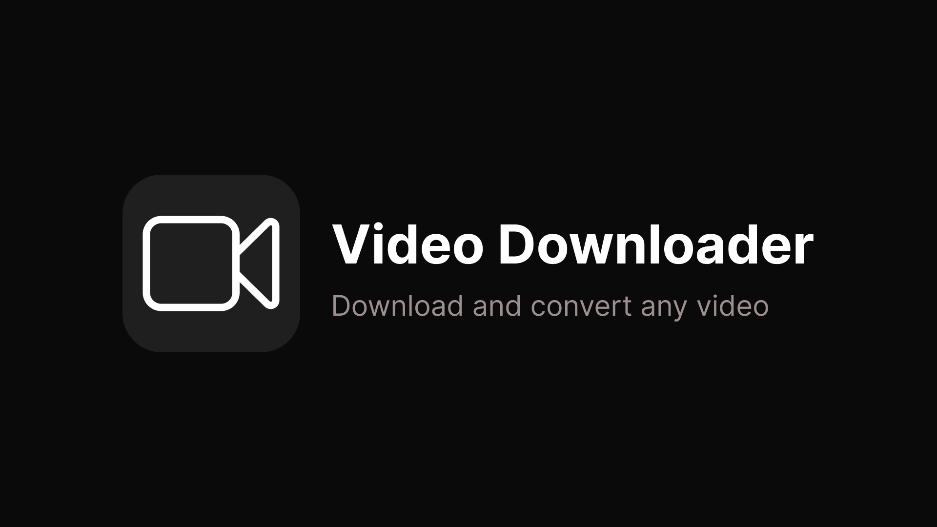 Video Downloader banner